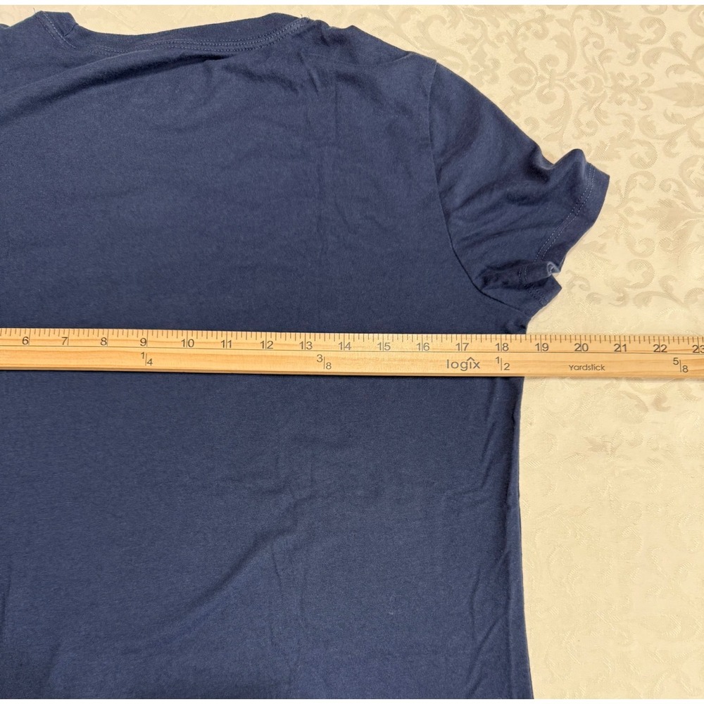 Aeropostale‎ Classic Crew T-Shirt Womens XL Navy Blue Butterfly NYC Graphic Y2K - Picture 5 of 7